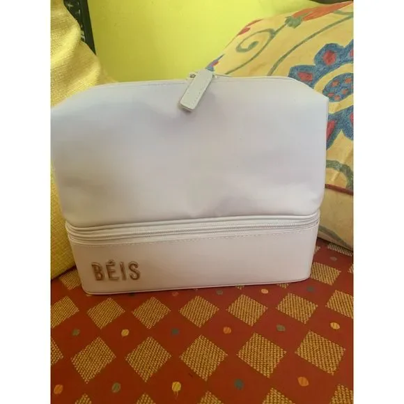 NWT BEIS The Cosmetic Organizer - Recycled Collection in BEIGE - Picture 3 of 8